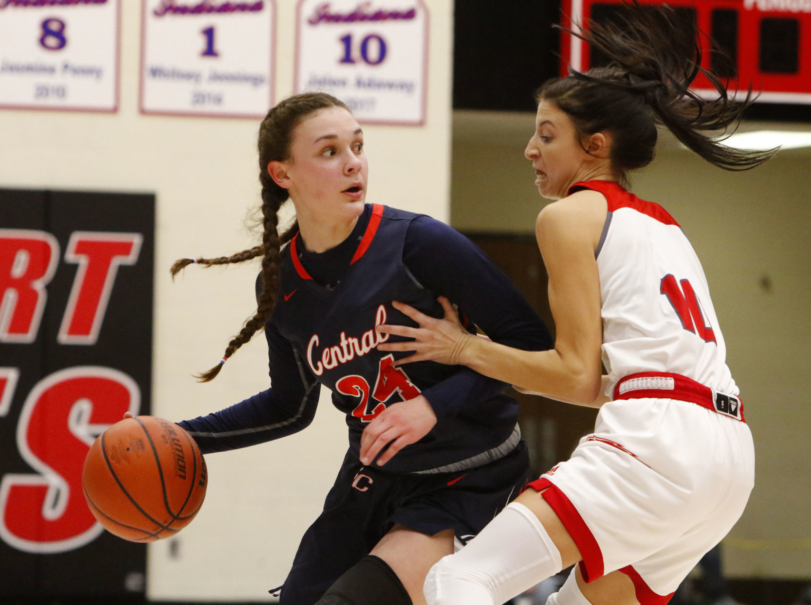 2A girls basketball semistate: South Central vs. Frankton
